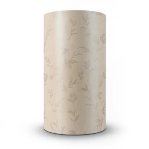 Floral Wallpaper 15.6m×106cm Light Brown Color