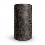 Italian Wall Covering Black with Brown Color, Size 10m×0.70m, Model 12056 