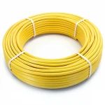 أنابيب HDPE الراجحي PE 100 ضغط 6 بار قطر خارجي 25 مم سمك 2.3 مم لون أصفر 