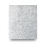 Floral Wallpaper 15.6m×106cm Gray Color
