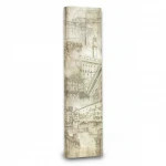 Italian Wall Covering Beige Color, Size 10m×0.70m, Model 12065 