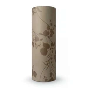 Floral Wall Decoration 10m x 53cm Brown Color