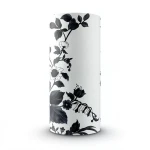 Wallpaper Floral Design 10m×53cm Black and White