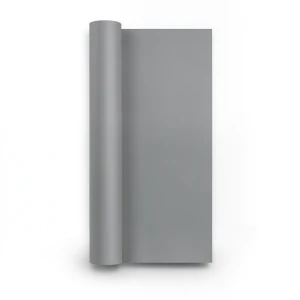 Plain Vinyl Wallpaper 15.6m×106cm Gray Color