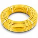 أنابيب HDPE الراجحي PE 100 ضغط 6 بار قطر خارجي 125 مم سمك 7.1 مم لون أصفر 