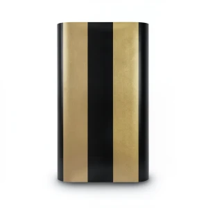 Wallpaper Striped Design Gold with Black, Size 15.6m×106cm