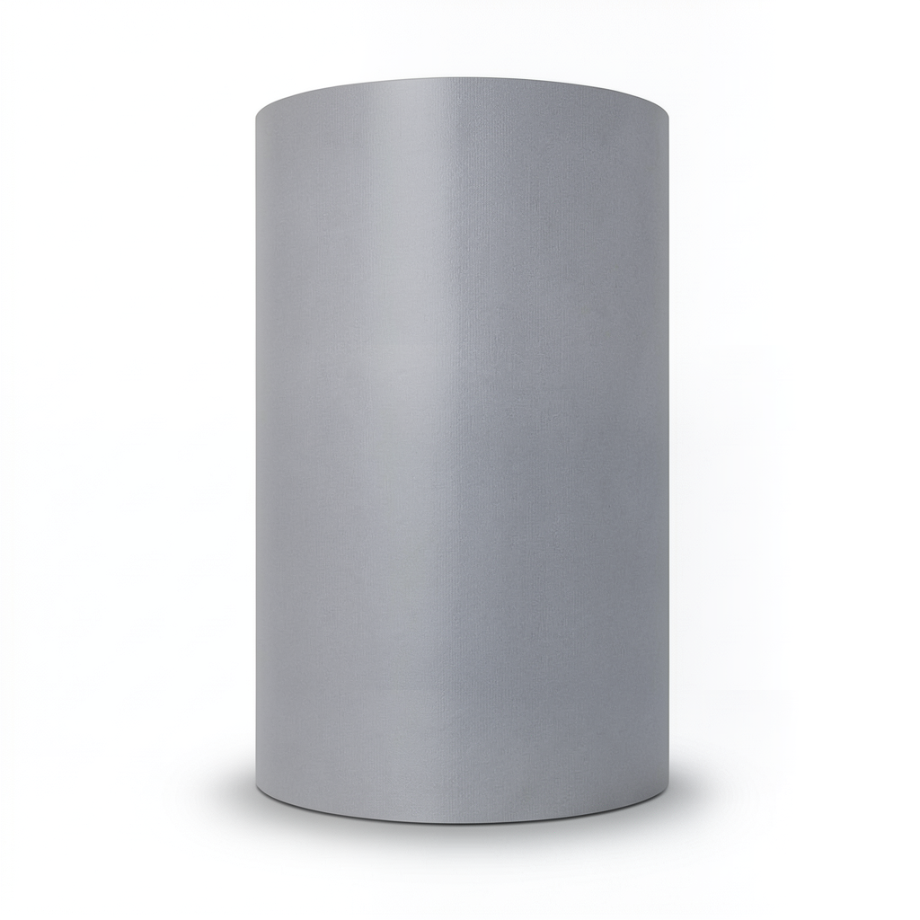 Plain Vinyl Wallpaper 15.6m×106cm Gray Color