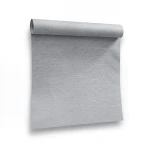 Plain Vinyl Wallpaper 15.6m x 106cm, Gray Color