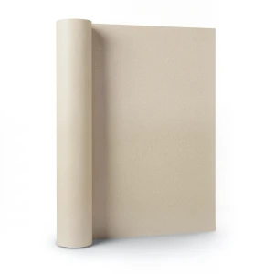 Plain Vinyl Wallpaper 15.6m×106cm Beige Color