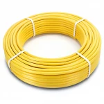 أنابيب HDPE الراجحي PE 80 ضغط 4.8 بار قطر خارجي 16 مم سمك 2.3  مم لون أصفر 