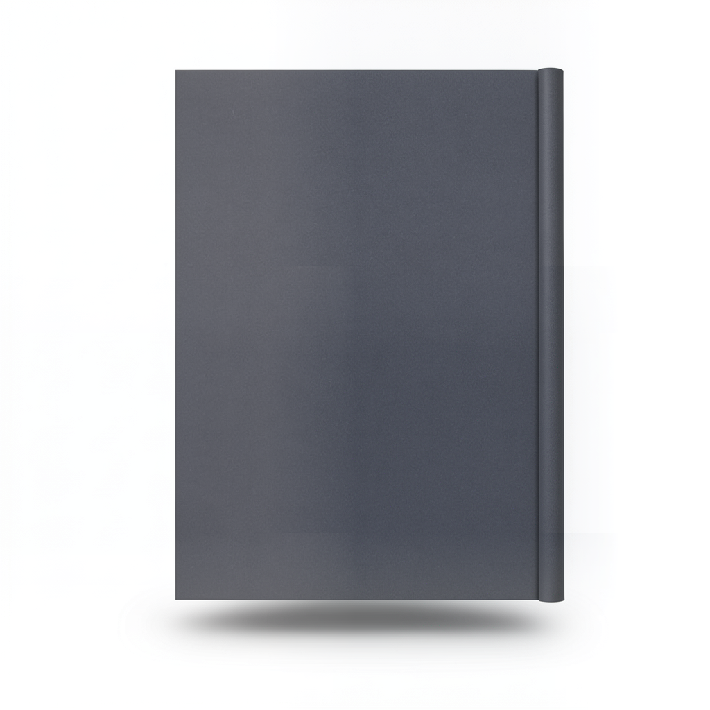 Wallpaper Plain Design Size 15.6m × 106cm Dark Gray