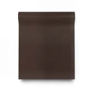 ورق جدران تصميم سادة 15.6 متر × 106 سم بني غامق