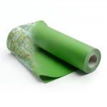 German wallpaper for youth and children, size 10 m x 0.53 m, green color, model 297508 