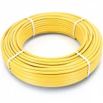 أنابيب HDPE الراجحي PE 80 ضغط 4.8 بار قطر خارجي 16 مم سمك 2.3  مم لون أصفر 