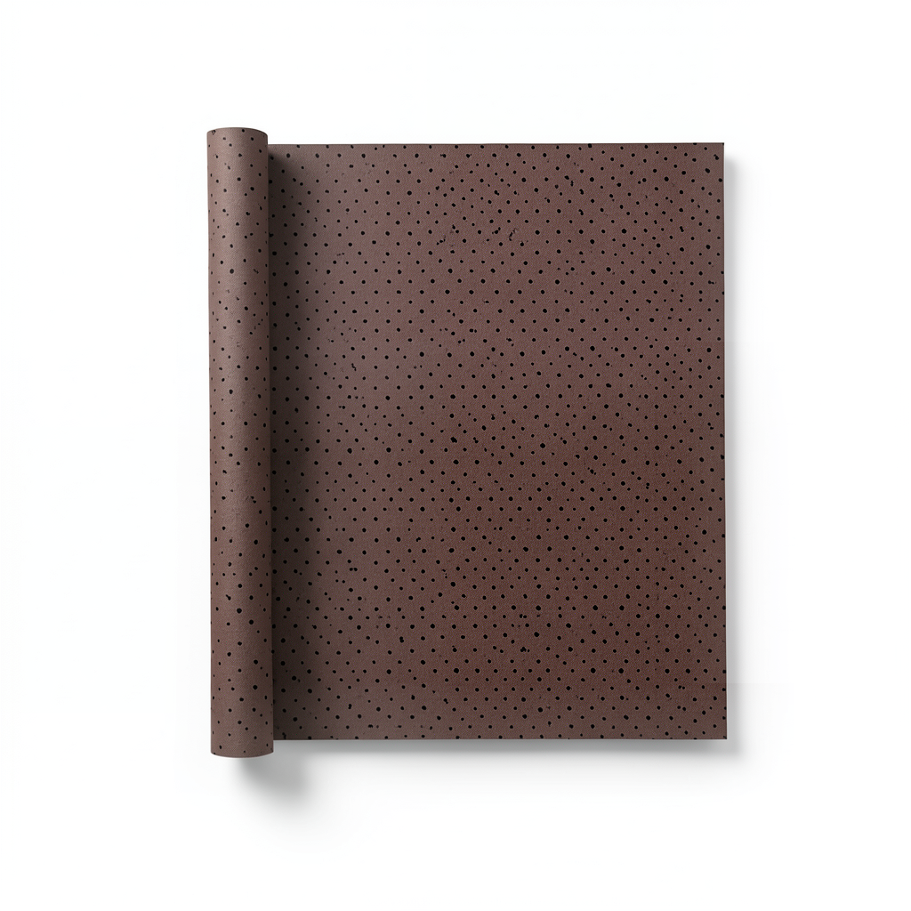 Wallpaper Dotted Design Size 15.6m × 106 cm Chocolate Brown with Dots