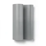 Plain Vinyl Wallpaper 15.6m x 106cm Gray Color