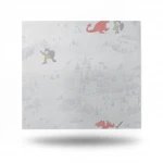 Youth and children wall decoration, gray color, length 10 m, width 0.53 m, model 297706 