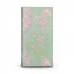 Italian wallpaper, green with pink, length 10 m, width 0.73 m, model 24024