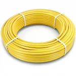 أنابيب HDPE الراجحي PE 80 ضغط 4.8 بار قطر خارجي 50 مم سمك 2.9 مم لون أصفر 