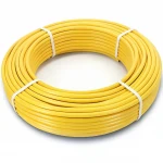 أنابيب HDPE الراجحي PE 80 ضغط 4.8 بار قطر خارجي 63 مم سمك 3.6 مم لون أصفر 