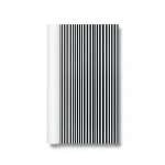 Wallpaper Striped Design 10m×53cm Black and White