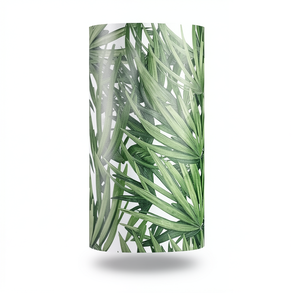 Tree-Patterned Wallpaper Vinyl Sheath 15.6m x 106cm White Green