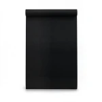 Wallpaper Plain Design Size 15.6m × 106 cm Black Color