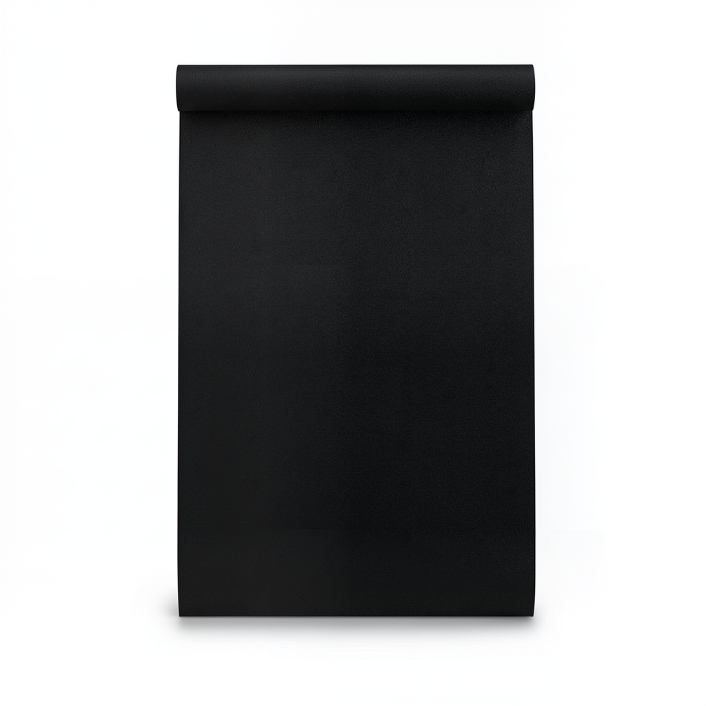 Wallpaper Plain Design Size 15.6m × 106 cm Black Color