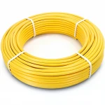 أنابيب HDPE الراجحي PE 80 ضغط 4.8 بار قطر خارجي 20 مم سمك 2.3  مم لون أصفر 