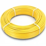 أنابيب HDPE الراجحي PE 80 ضغط 4.8 بار قطر خارجي 110 مم سمك 6.3 مم لون أصفر 