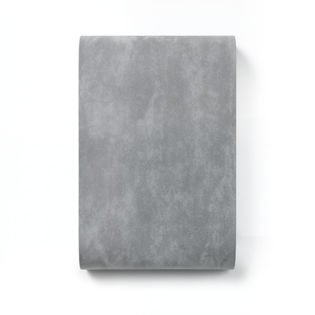 Plain Vinyl Wallpaper 15.6m×106cm Velvet Gray Color