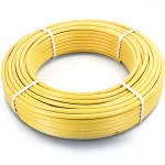 أنابيب HDPE الراجحي PE 80 ضغط 4.8 بار قطر خارجي 50 مم سمك 2.9 مم لون أصفر 