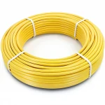 أنابيب HDPE الراجحي PE 80 ضغط 4.8 بار قطر خارجي 110 مم سمك 6.3 مم لون أصفر 
