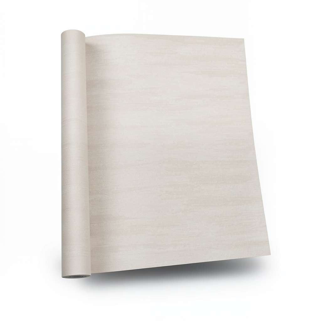 Wallpaper Plain Design Size 15.6m × 106cm Beige Color