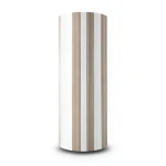 Wallpaper Striped Design Brown on White, Size 10m×53cm
