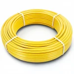 أنابيب HDPE الراجحي PE 80 ضغط 4.8 بار قطر خارجي 75 مم سمك 4.3 مم لون أصفر 