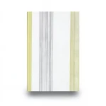 Wallpaper Striped Design 10m×53cm Yellow White Grey