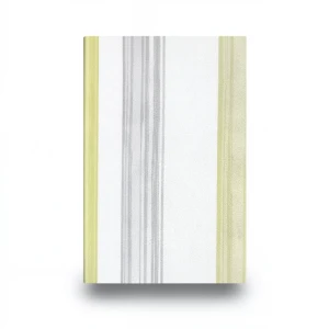 Wallpaper Striped Design 10m×53cm Yellow White Grey