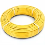 أنابيب HDPE الراجحي PE 80 ضغط 4.8 بار قطر خارجي 90 مم سمك 5.2 مم لون أصفر 