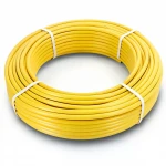 أنابيب HDPE الراجحي PE 80 ضغط 4.8 بار قطر خارجي 110 مم سمك 6.3 مم لون أصفر 
