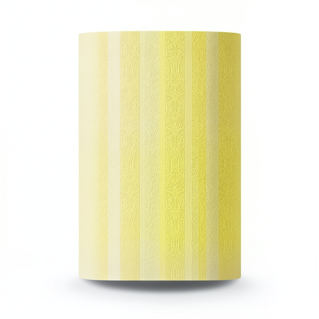 Wallpaper Striped Design Size 15.6m×100cm Yellow Color