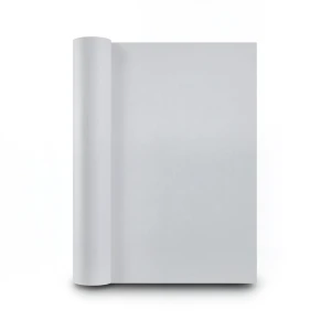 Plain Vinyl Wallpaper 15.6m×106cm Light Gray