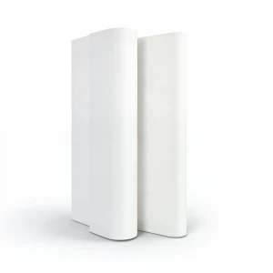Wallpaper Plaim Design 15.6m x 106cm White with Beige
