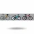 American wall Covering for youth and children, size 10 m x 0.53 m, gray color, model GK8801BD 