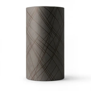 Modern Wallpaper 15.6m×106cm Dark Beige with Brown Lines