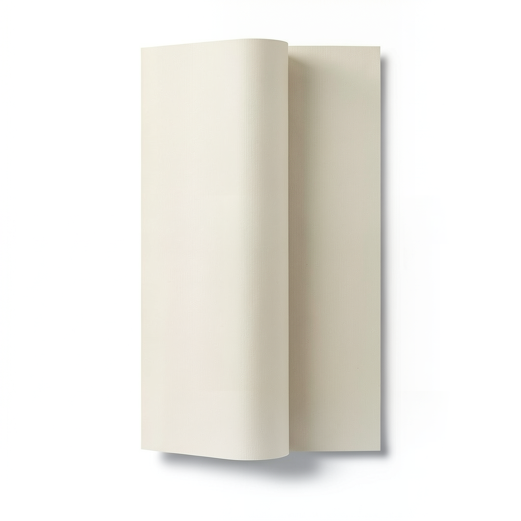 Plain Vinyl Wallpaper 15.6m x 106cm Light Beige