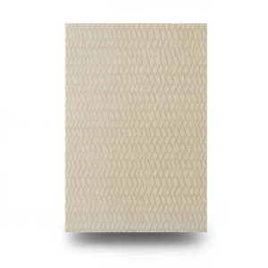 Modern Wall Covering 15.6m x 106cm Beige with Light Brown Lines