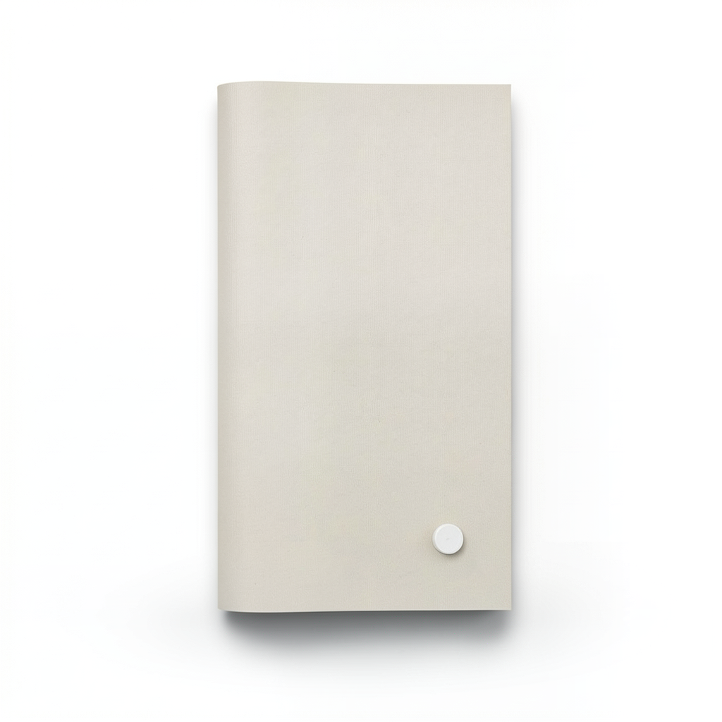 Plain Vinyl Wallpaper 15.6m×106cm Beige Color