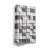 Modern Wall Covering 15.6m x 100cm White with Brown - Image 1
