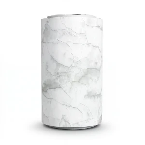Modern Wall Covering 15.6m x 100cm White with Gray